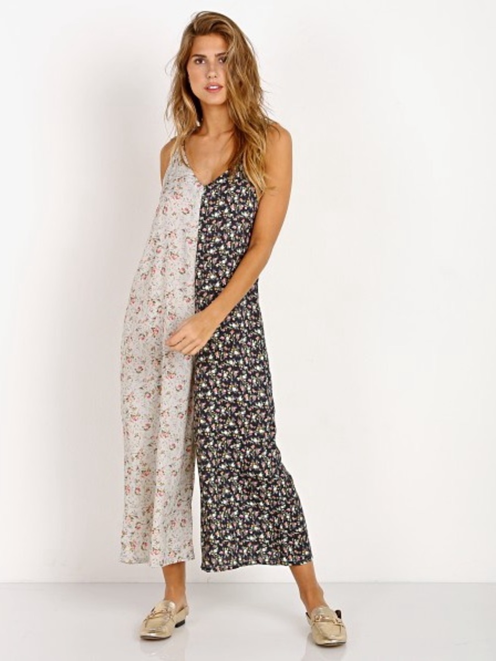 LACAUSA Floral Jumpsuit